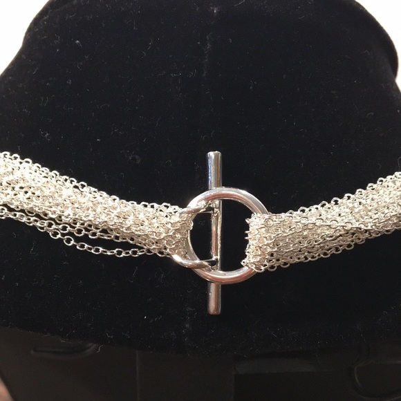 Silver Multi Chain “O” Necklace - Picture 5 of 7